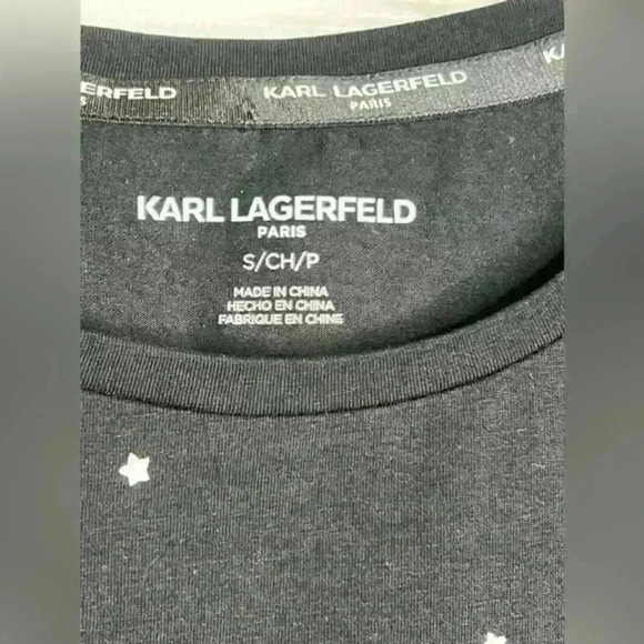 Karl Lagerfeld Paris Parisian Motif Tee. Sz S. - Picture 3 of 3